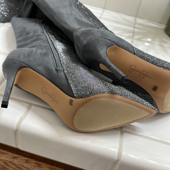 Amriena Over the Knee Sparkle Boot - Picture 4 of 5